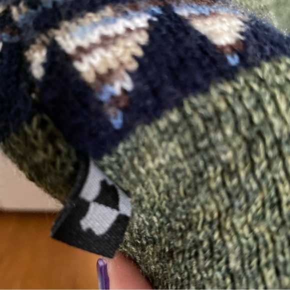 Vintage Route 66 Green Patterned Sweater - Picture 5 of 5